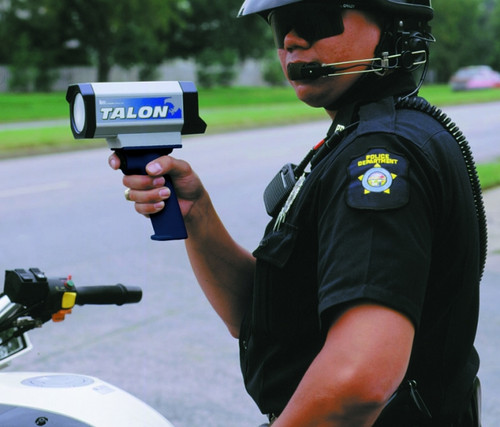 Kustom Signals Talon II Law Enforcement Radar Gun, Directional, Motorcycle Mount Option, hand-held or dash mount, corded